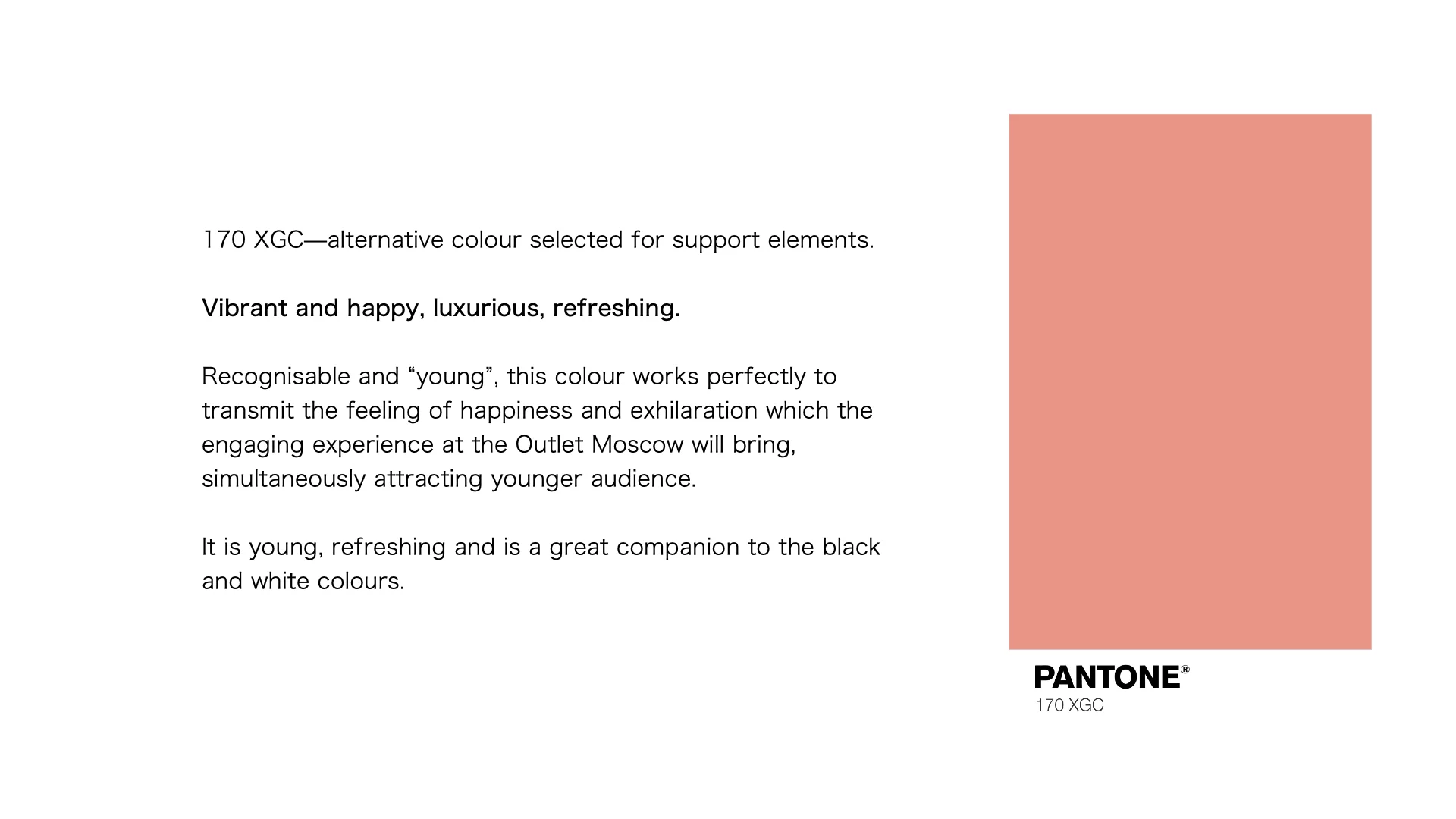 Brand colour – Pantone 170 XGC