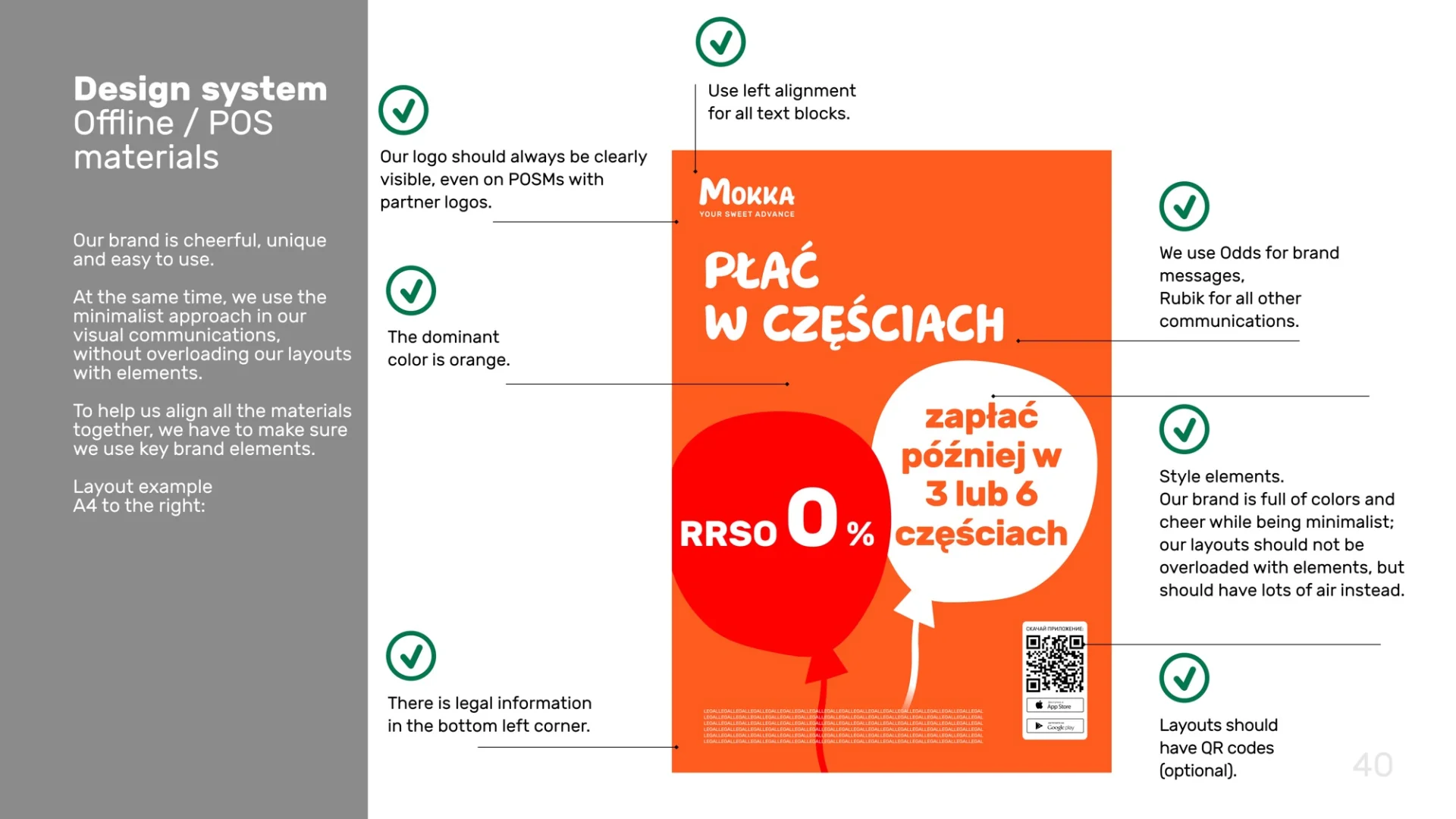 Mokka brand guidelines slide 40