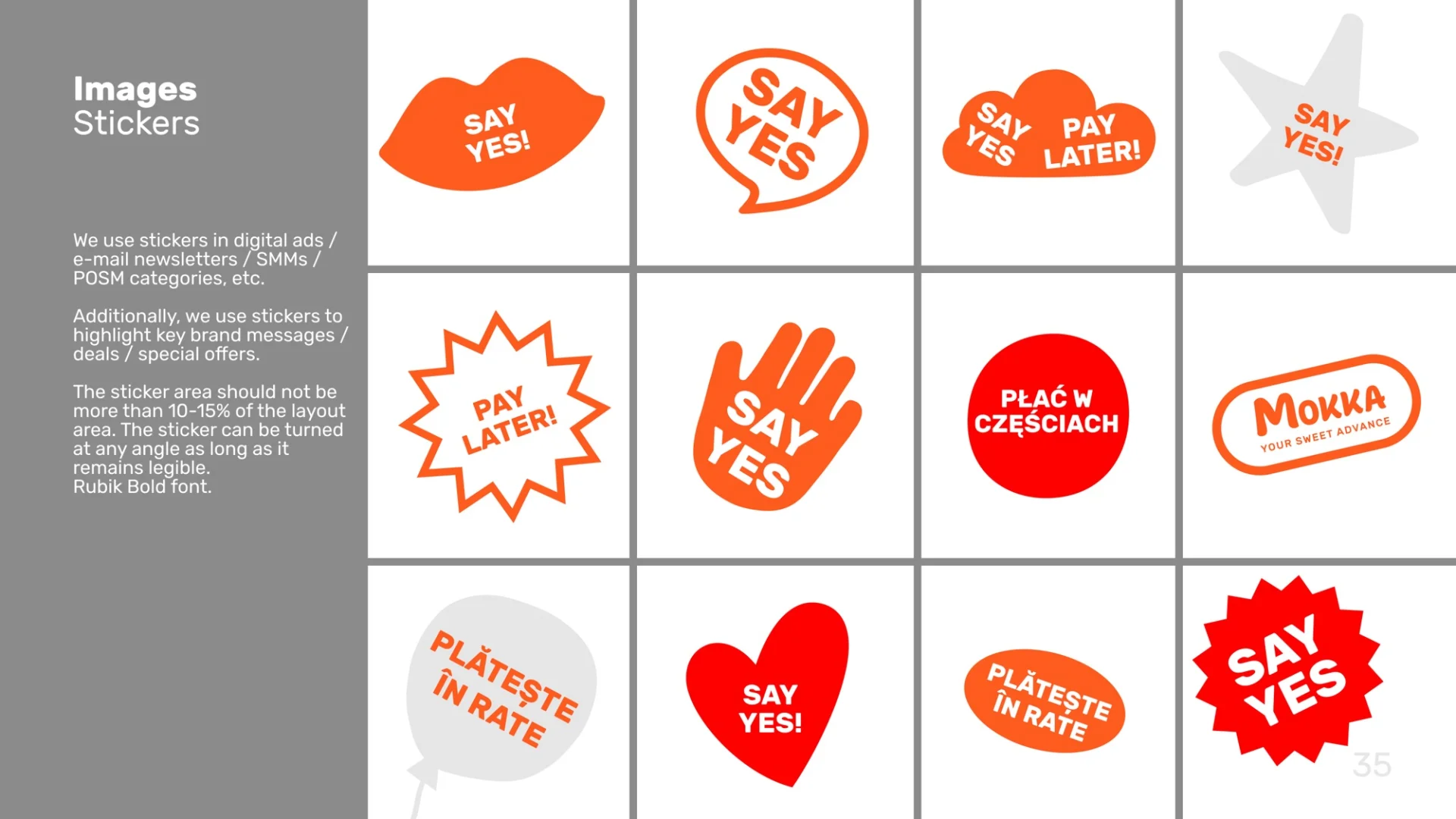 Mokka brand guidelines slide 49